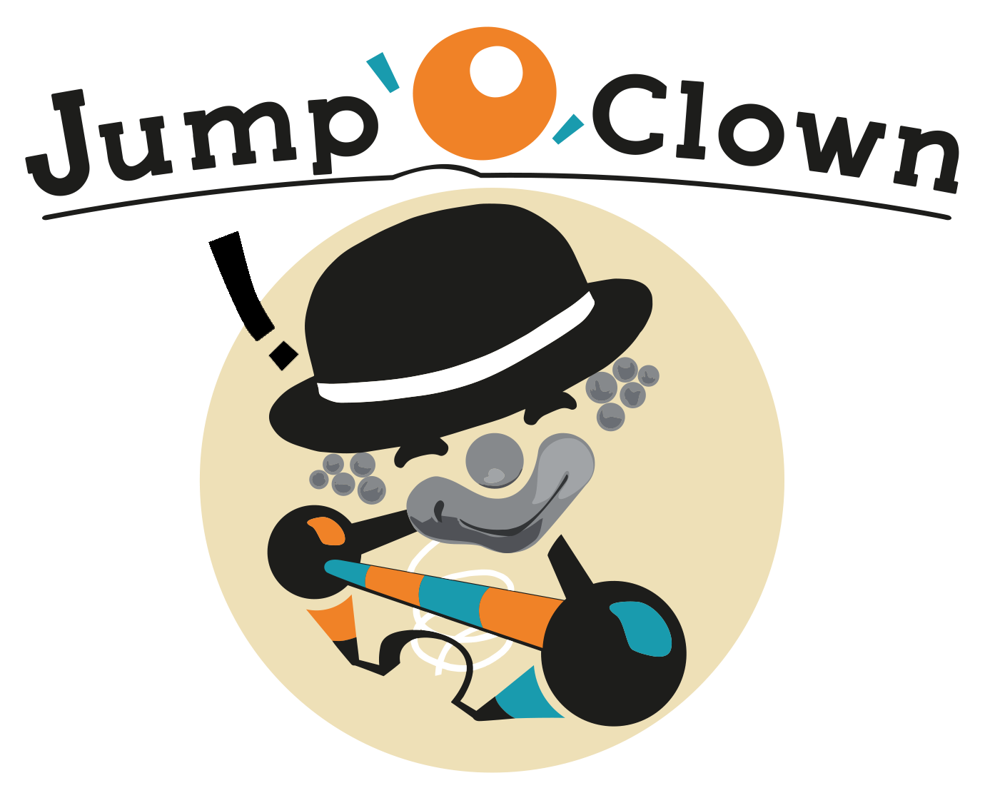 Logo Jump'O'Clown location de structures gonflables jeux et animations dans le Finistère et la Bretagne